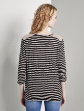 Gestreiftes T-Shirt - Frauen - navy offwhite stripe Gestreiftes T-Shirt - Frauen - navy offwhite stripe - 2 - TOM TAILOR