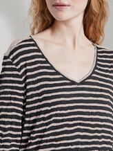 Gestreiftes T-Shirt - Frauen - navy offwhite stripe Gestreiftes T-Shirt - Frauen - navy offwhite stripe - 9 - TOM TAILOR