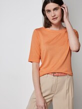 Meliertes T-Shirt - Frauen - fruity melon melange Meliertes T-Shirt - Frauen - fruity melon melange - 5 - TOM TAILOR