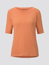 Meliertes T-Shirt - Frauen - fruity melon melange Meliertes T-Shirt - Frauen - fruity melon melange - 7 - TOM TAILOR
