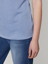 Meliertes T-Shirt - Frauen - parisienne blue melange Meliertes T-Shirt - Frauen - parisienne blue melange - 10 - TOM TAILOR