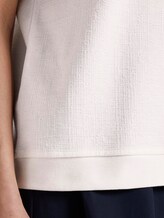 Strukturiertes T-Shirt - Frauen - Whisper White Strukturiertes T-Shirt - Frauen - Whisper White - 10 - TOM TAILOR