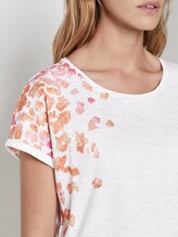 T-Shirt with a floral pattern - Women - Whisper White T-Shirt with a floral pattern - Women - Whisper White - 9 - TOM TAILOR