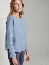 Sweatshirt im Acid Washed-Look - Frauen - Parisienne Blue Sweatshirt im Acid Washed-Look - Frauen - Parisienne Blue - 5 - TOM TAILOR