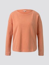 Sweatshirt im Acid Washed-Look - Frauen - fruity melon orange Sweatshirt im Acid Washed-Look - Frauen - fruity melon orange - 7 - TOM TAILOR