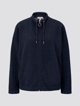Sweatjacke mit Stehkragen - Frauen - Sky Captain Blue Sweatjacke mit Stehkragen - Frauen - Sky Captain Blue - 7 - TOM TAILOR