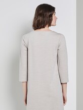 Minikleid mit U-Boot-Ausschnitt - Frauen - Dusty Taupe Minikleid mit U-Boot-Ausschnitt - Frauen - Dusty Taupe - 2 - TOM TAILOR