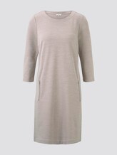 Minikleid mit U-Boot-Ausschnitt - Frauen - Dusty Taupe Minikleid mit U-Boot-Ausschnitt - Frauen - Dusty Taupe - 7 - TOM TAILOR