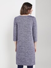 Minikleid mit U-Boot-Ausschnitt - Frauen - blue chambray structure Minikleid mit U-Boot-Ausschnitt - Frauen - blue chambray structure - 2 - TOM TAILOR