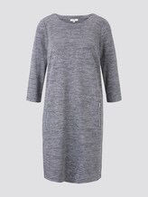 Minikleid mit U-Boot-Ausschnitt - Frauen - blue chambray structure Minikleid mit U-Boot-Ausschnitt - Frauen - blue chambray structure - 7 - TOM TAILOR