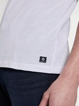 T-shirt with colour blocking stripes - Men - White T-shirt with colour blocking stripes - Men - White - 9 - TOM TAILOR Denim