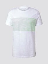 T-Shirt mit Colorblock-Streifen - Männer - soft neo green T-Shirt mit Colorblock-Streifen - Männer - soft neo green - 7 - TOM TAILOR Denim