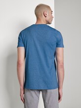 T-shirt met print en katoen - Mannen - water sport blue T-shirt met print en katoen - Mannen - water sport blue - 2 - TOM TAILOR Denim