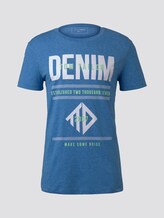T-shirt met print en katoen - Mannen - water sport blue T-shirt met print en katoen - Mannen - water sport blue - 7 - TOM TAILOR Denim