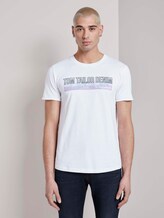 T-Shirt mit Batik-Print - Männer - White T-Shirt mit Batik-Print - Männer - White - 1 - TOM TAILOR Denim