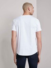 T-Shirt mit Batik-Print - Männer - White T-Shirt mit Batik-Print - Männer - White - 2 - TOM TAILOR Denim