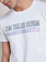 T-Shirt mit Batik-Print - Männer - White T-Shirt mit Batik-Print - Männer - White - 9 - TOM TAILOR Denim