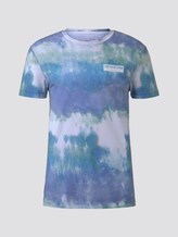 T-Shirt im Batik-Look - Männer - multicolor stripy batik print T-Shirt im Batik-Look - Männer - multicolor stripy batik print - 7 - TOM TAILOR Denim