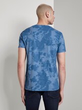 T-shirt in a batik look - Men - blue big batik print T-shirt in a batik look - Men - blue big batik print - 2 - TOM TAILOR Denim