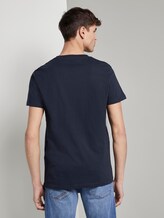 T-shirt with a print - Men - Sky Captain Blue T-shirt with a print - Men - Sky Captain Blue - 2 - TOM TAILOR Denim