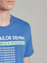 T-Shirt mit Print - Männer - water sport blue T-Shirt mit Print - Männer - water sport blue - 9 - TOM TAILOR Denim