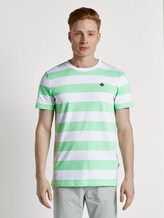 Gestreiftes T-Shirt - Männer - mint block stripe Gestreiftes T-Shirt - Männer - mint block stripe - 1 - TOM TAILOR Denim