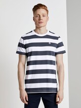 Gestreiftes T-Shirt - Männer - navy block stripe Gestreiftes T-Shirt - Männer - navy block stripe - 1 - TOM TAILOR Denim
