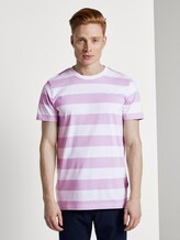 Gestreiftes T-Shirt - Männer - lilac block stripe Gestreiftes T-Shirt - Männer - lilac block stripe - 1 - TOM TAILOR Denim
