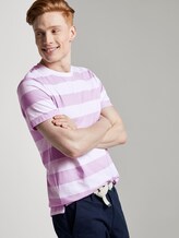 Gestreiftes T-Shirt - Männer - lilac block stripe Gestreiftes T-Shirt - Männer - lilac block stripe - 5 - TOM TAILOR Denim