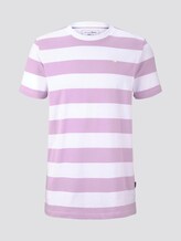 Gestreiftes T-Shirt - Männer - lilac block stripe Gestreiftes T-Shirt - Männer - lilac block stripe - 7 - TOM TAILOR Denim