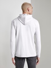 Langarmshirt mit Kapuze - Männer - white melange Langarmshirt mit Kapuze - Männer - white melange - 2 - TOM TAILOR Denim