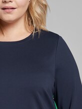 Dress with contrast tape - Women - Real Navy Blue Dress with contrast tape - Women - Real Navy Blue - 10 - My True Me