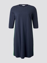 Dress with contrast tape - Women - Real Navy Blue Dress with contrast tape - Women - Real Navy Blue - 7 - My True Me
