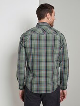 Kariertes Hemd - Männer - olive base blue check Kariertes Hemd - Männer - olive base blue check - 2 - TOM TAILOR