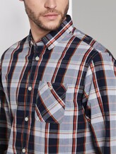 Kariertes Hemd - Männer - navy red check Kariertes Hemd - Männer - navy red check - 9 - TOM TAILOR
