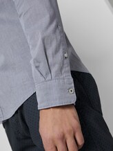 Strukturiertes Hemd - Männer - navy small diamond structure Strukturiertes Hemd - Männer - navy small diamond structure - 10 - TOM TAILOR