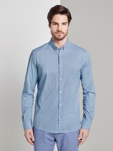 Gemustertes Hemd - Männer - light blue geometric design Gemustertes Hemd - Männer - light blue geometric design - 1 - TOM TAILOR