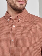 Gemustertes Hemd - Männer - orange geometric design Gemustertes Hemd - Männer - orange geometric design - 10 - TOM TAILOR