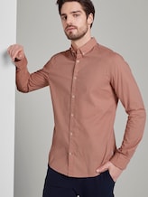 Gemustertes Hemd - Männer - orange geometric design Gemustertes Hemd - Männer - orange geometric design - 5 - TOM TAILOR