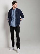 Fine shirt with chest pockets - Men - denim blue slub chambray Fine shirt with chest pockets - Men - denim blue slub chambray - 3 - TOM TAILOR