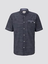 Fein gestreiftes Kurzarmhemd - Männer - navy parachute design Fein gestreiftes Kurzarmhemd - Männer - navy parachute design - 7 - TOM TAILOR