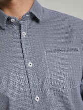 Patterned shirt - Men - white navy zick zack design Patterned shirt - Men - white navy zick zack design - 9 - TOM TAILOR