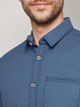 Gemustertes Hemd - Männer - navy lightblue zickzack design Gemustertes Hemd - Männer - navy lightblue zickzack design - 9 - TOM TAILOR