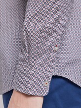 Patterned shirt - Men - white red geometrical design Patterned shirt - Men - white red geometrical design - 10 - TOM TAILOR
