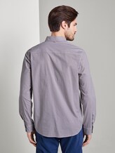 Patterned shirt - Men - white red geometrical design Patterned shirt - Men - white red geometrical design - 2 - TOM TAILOR