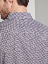 Patterned shirt - Men - white red geometrical design Patterned shirt - Men - white red geometrical design - 9 - TOM TAILOR
