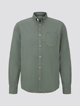Oxford Hemd mit Brusttasche - Männer - Pale Bark Green Oxford Hemd mit Brusttasche - Männer - Pale Bark Green - 7 - TOM TAILOR
