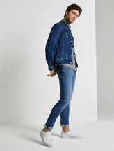 Strukturiertes Kurzarmhemd mit Streifen - Männer - olive white dobby stripe Strukturiertes Kurzarmhemd mit Streifen - Männer - olive white dobby stripe - 3 - TOM TAILOR