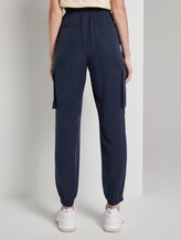 Nena & Larissa: Soft cargo trousers in a utility look - Women - Real Navy Blue Nena & Larissa: Soft cargo trousers in a utility look - Women - Real Navy Blue - 2 - TOM TAILOR Denim