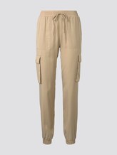 Weiche Cargo-Hose im Utility-Look - Frauen - dark beige Weiche Cargo-Hose im Utility-Look - Frauen - dark beige - 7 - TOM TAILOR Denim
